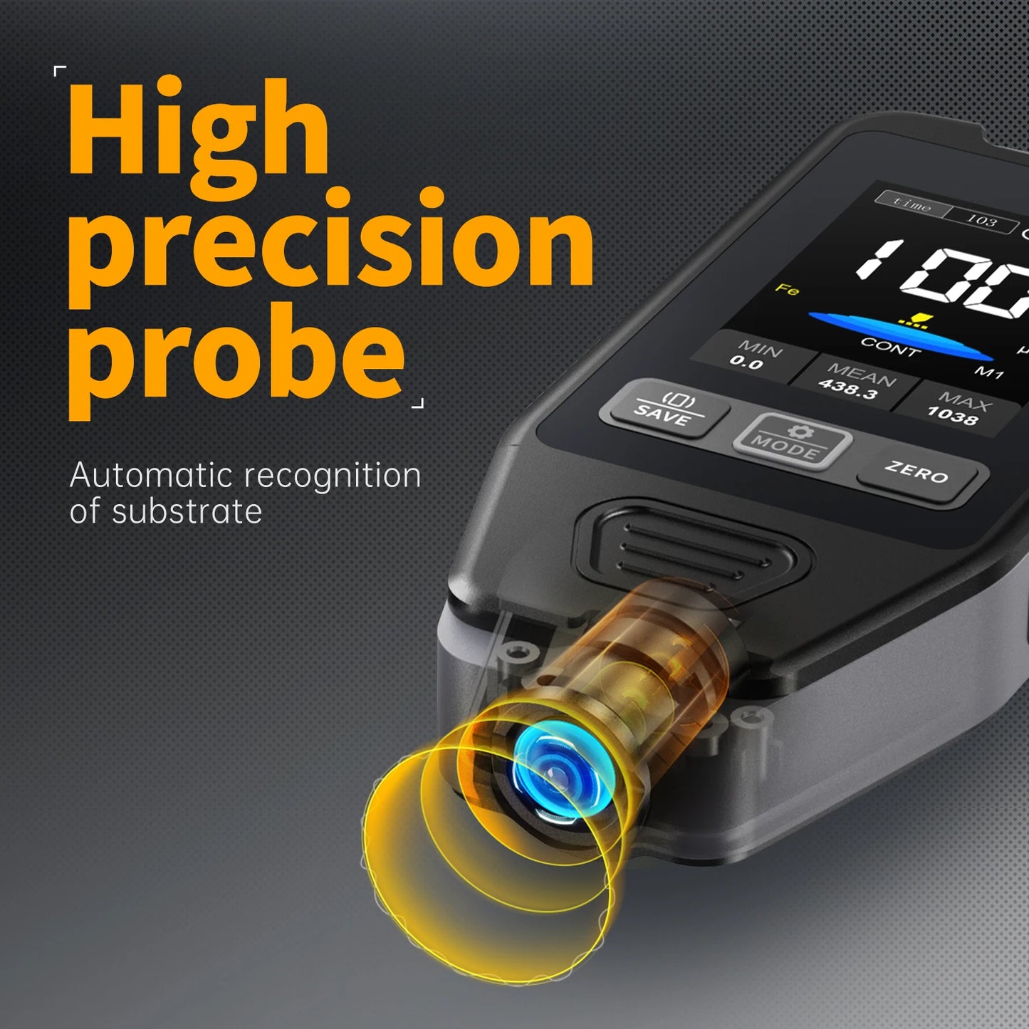 FNIRSI CTG-20 – Medidor Digital de Espesor de Pintura y Recubrimientos para Automóviles