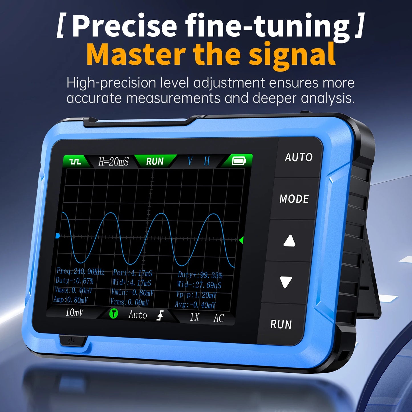 FNIRSI DSO510 / DSO152 / DSO153 – Mini Osciloscopios Digitales Portátiles 2 en 1