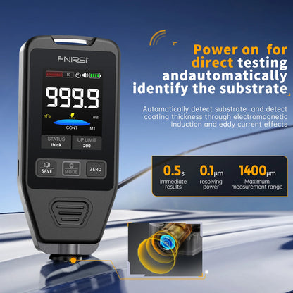 FNIRSI CTG-20 – Medidor Digital de Espesor de Pintura y Recubrimientos para Automóviles