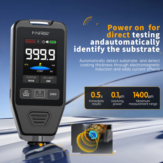 FNIRSI CTG-20 – Medidor Digital de Espesor de Pintura y Recubrimientos para Automóviles