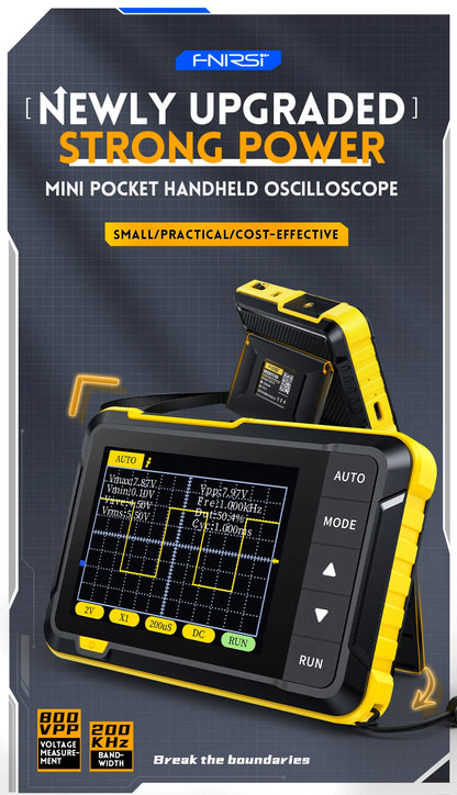 FNIRSI DSO510 / DSO152 / DSO153 – Mini Osciloscopios Digitales Portátiles 2 en 1