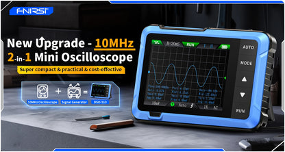 FNIRSI DSO510 / DSO152 / DSO153 – Mini Osciloscopios Digitales Portátiles 2 en 1