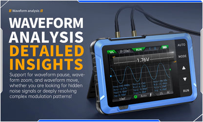 FNIRSI DSO510 / DSO152 / DSO153 – Mini Osciloscopios Digitales Portátiles 2 en 1