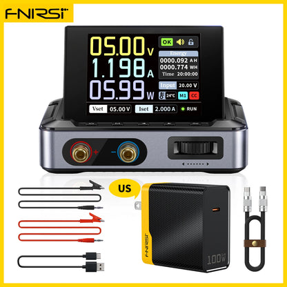 FNIRSI DPS-150 – Fuente de Alimentación DC Ajustable 30V 5A con Pantalla Digital Portátil