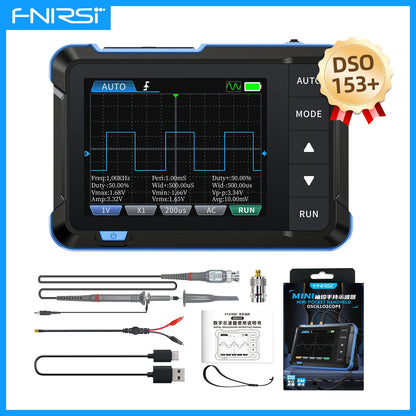 FNIRSI DSO510 / DSO152 / DSO153 – Mini Osciloscopios Digitales Portátiles 2 en 1