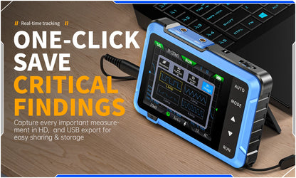FNIRSI DSO510 / DSO152 / DSO153 – Mini Osciloscopios Digitales Portátiles 2 en 1
